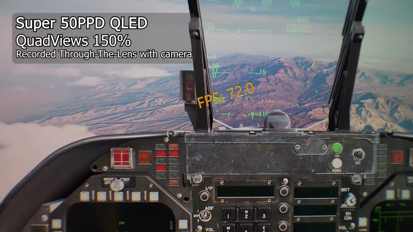 Benchmark Test of Pimax Crystal Super Micro-OLED & 57 PPD Optical Engines in DCS World