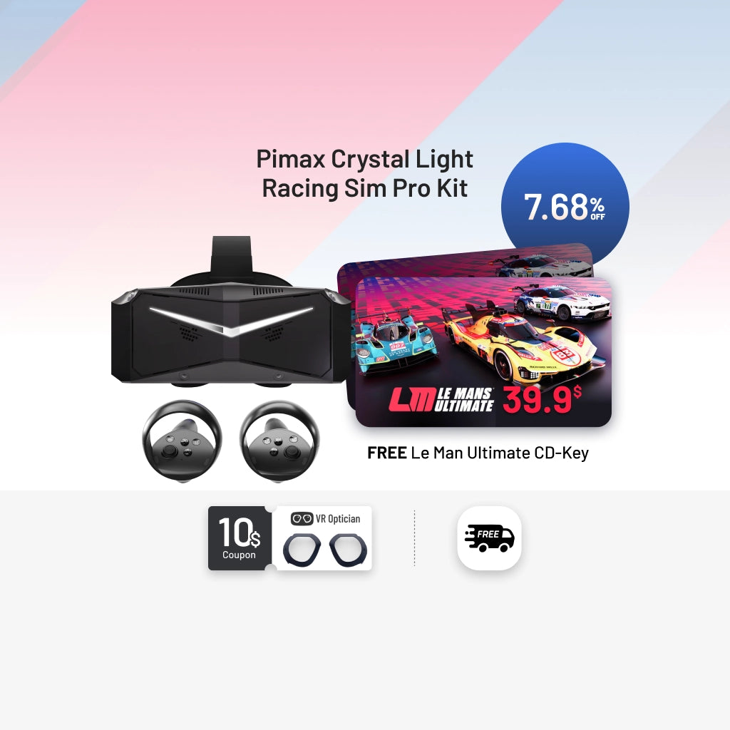 Purcahse Pimax Crystal Light Racing Sim kit