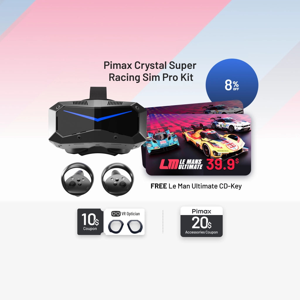 Purchase | Pimax Crystal Super Sim Racing Pro kit – Pimax Store
