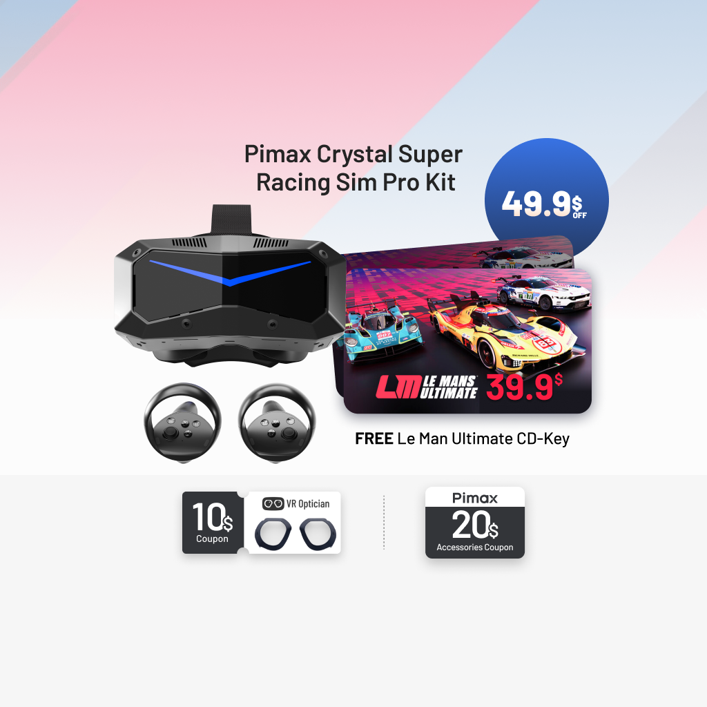 Purchase | Pimax Crystal Super Sim Racing Pro kit – Pimax Store