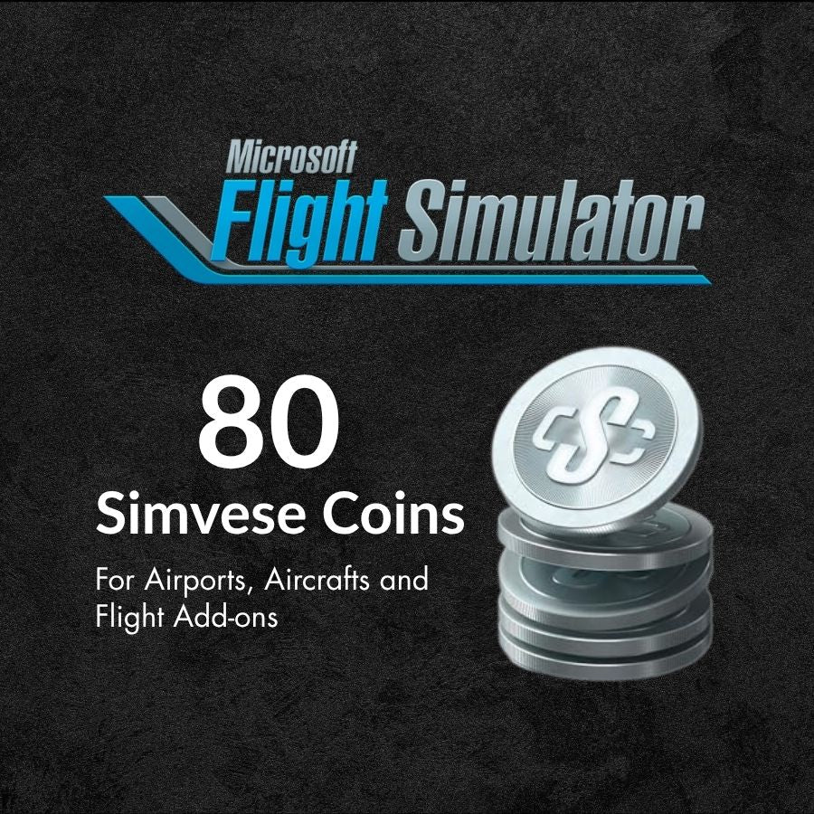 Microsoft Flight Simulator 80 Semiverse Coins Gift Card