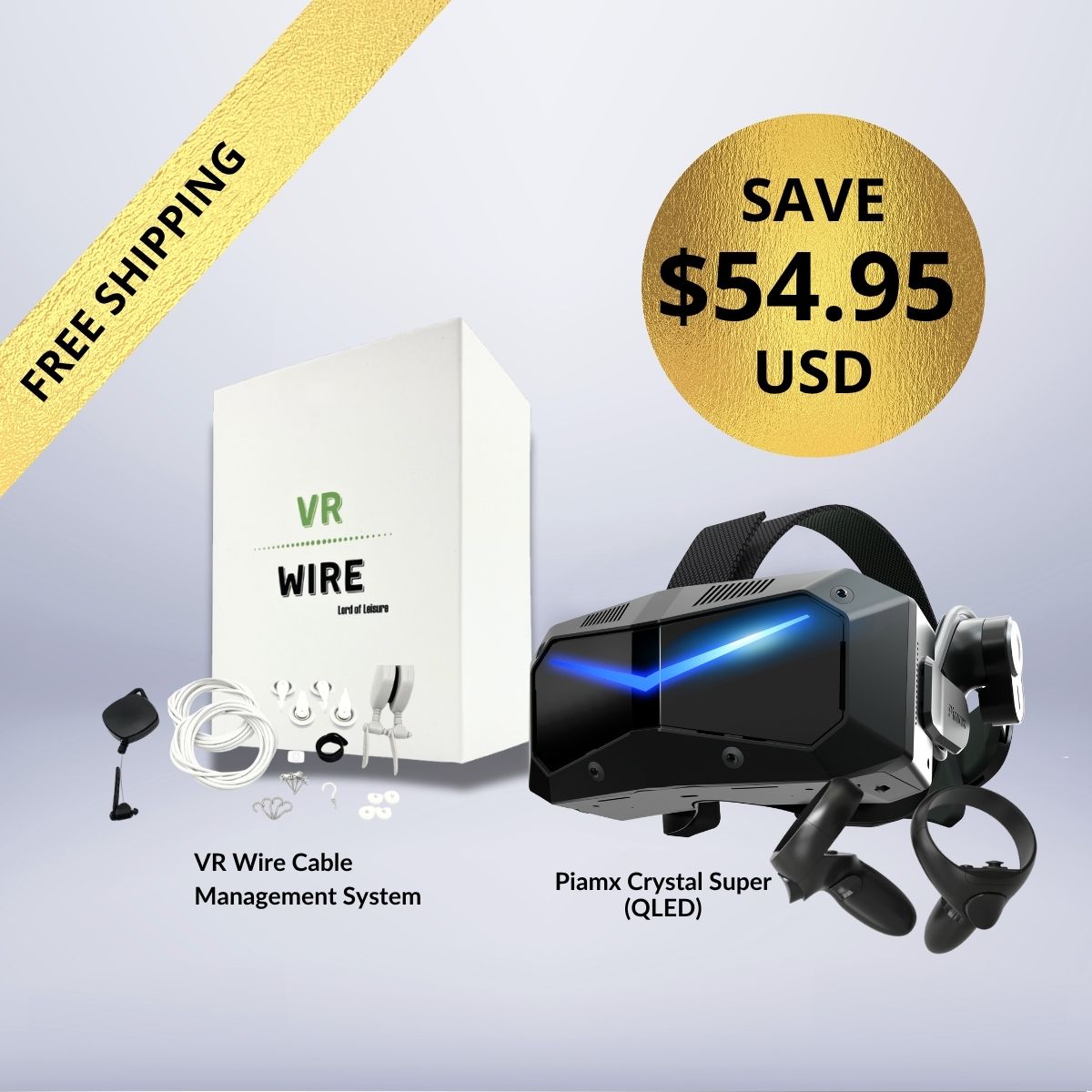 Pimax Crystal Super + Free VR Cable Management Bundle – Pimax Store