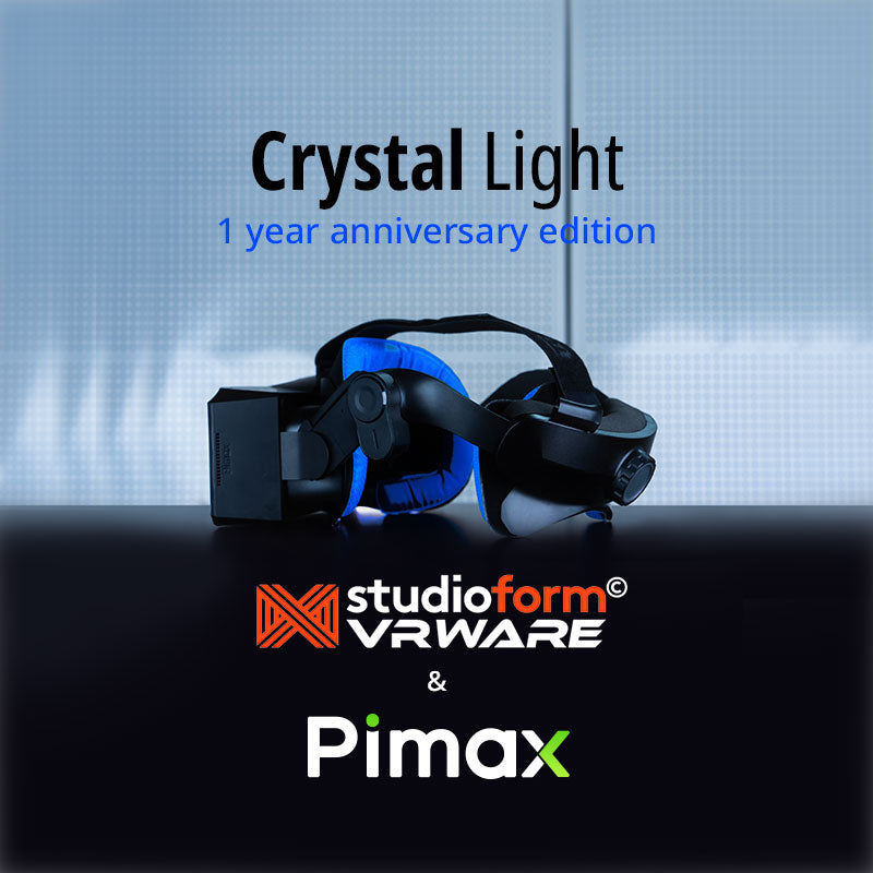 Pimax Crystal Light - 1 Year Anniversary Edition with Studioform Creative, with controllers-US only