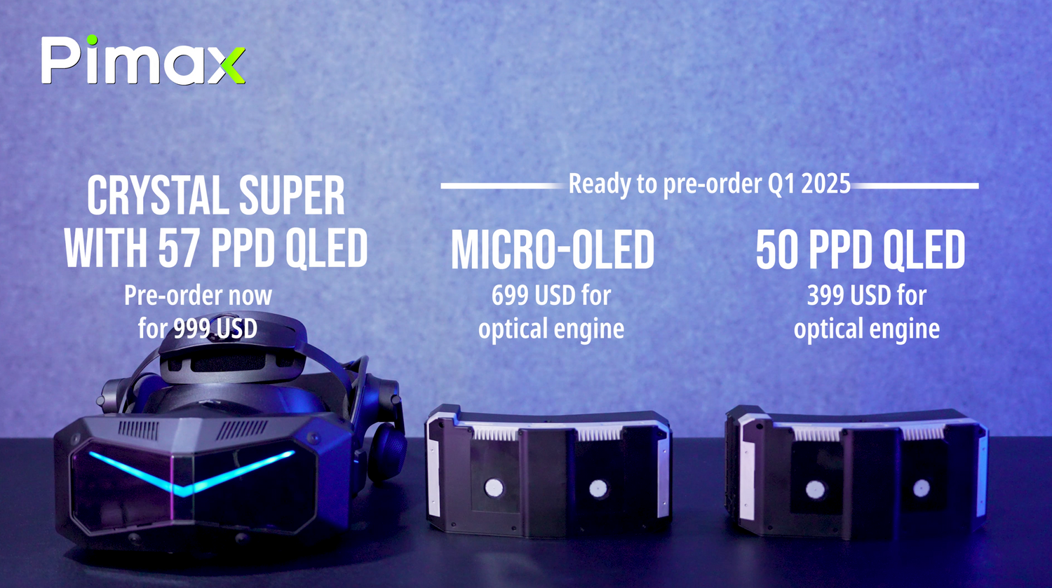 Which optical engines does the Crystal Super have? – Pimax Store
