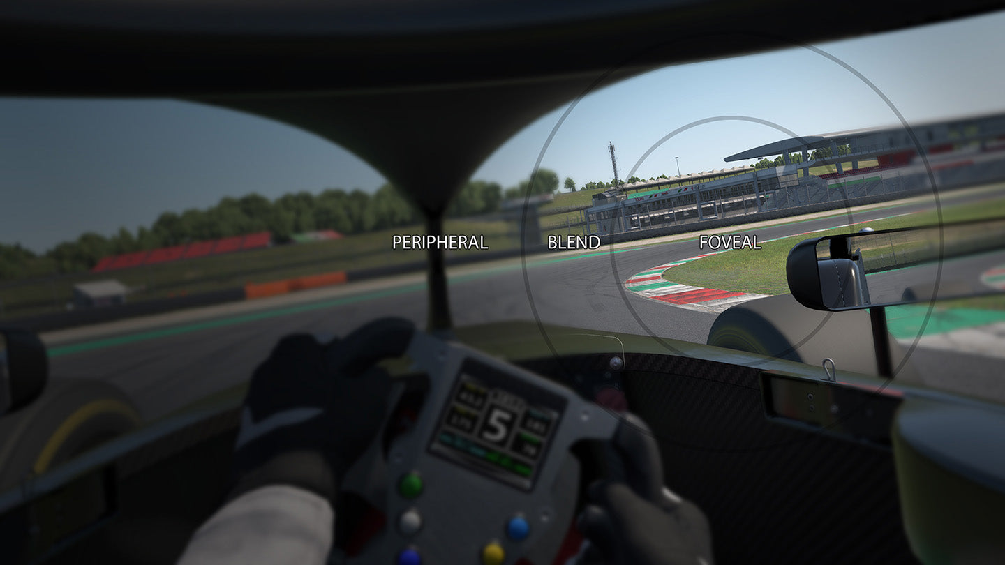 VR Sim Racing with Eye-Tracking Is a Game Changer