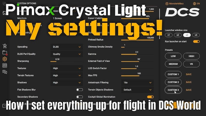Master Your Pimax Crystal: Ultimate DCS World Setup Guide for Stunning VR Performance