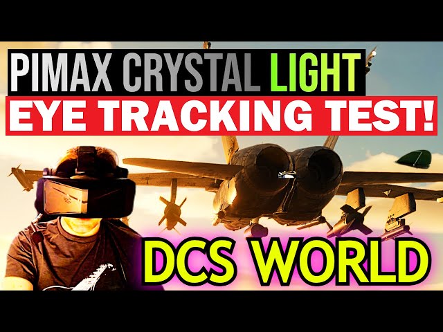 DCS World Pimax Crystal LIGHT vs EYE TRACKING! Is There REALLY a DIFFERENCE? FPS Comparison Test