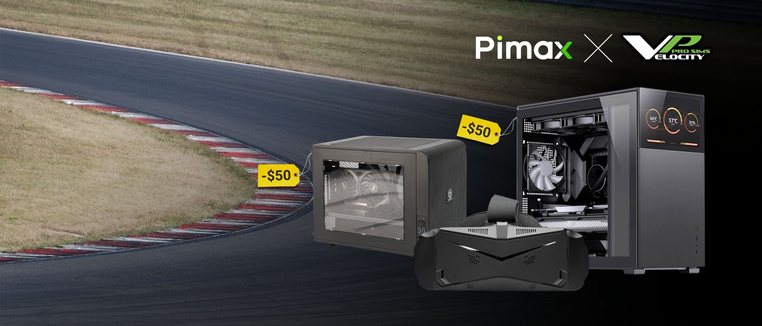 Buy Crystal Light and Save $50 on a Sim Racing PC – Pimax Store