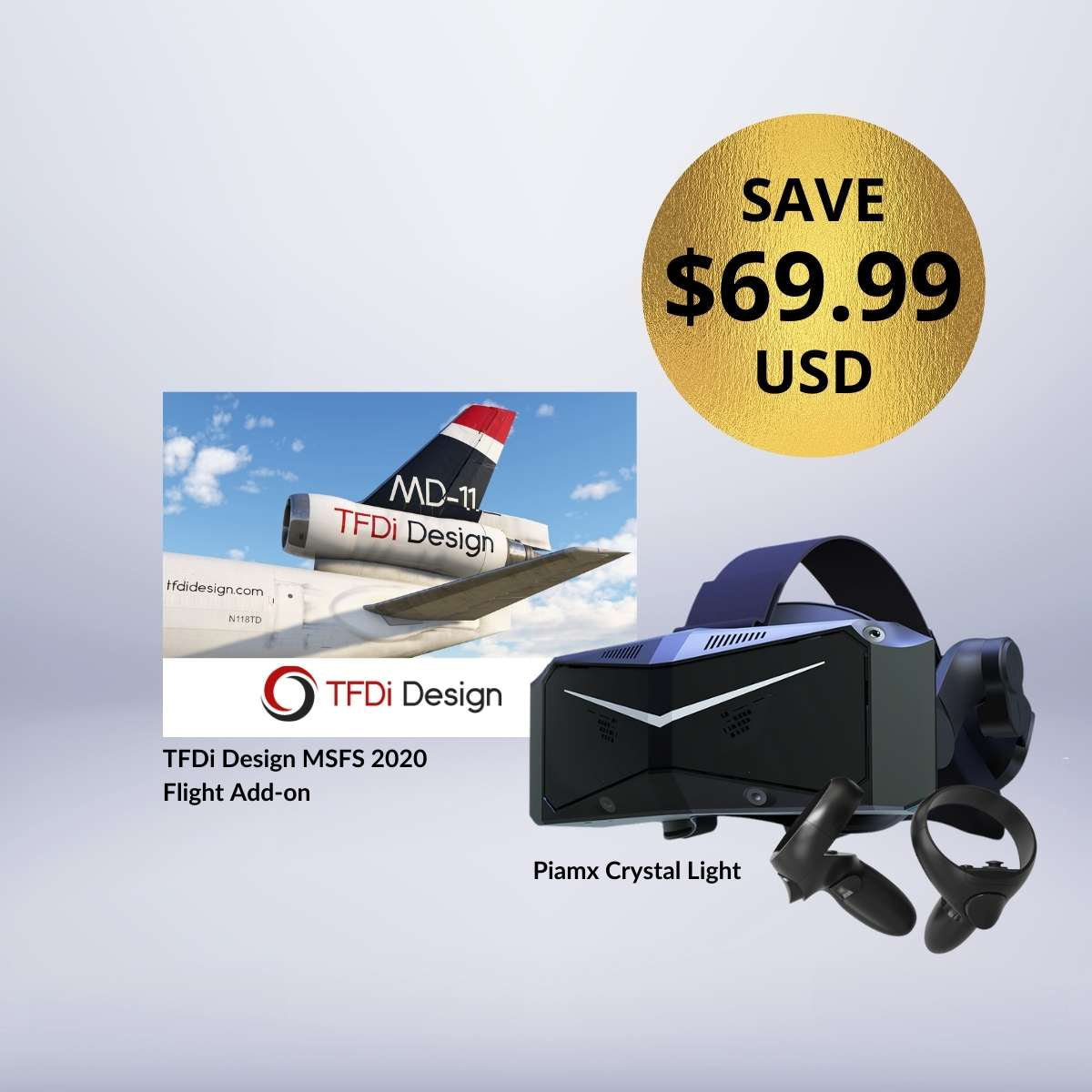 Pimax Crystal Light+ Gratis-Flug-Zusatzpaket 