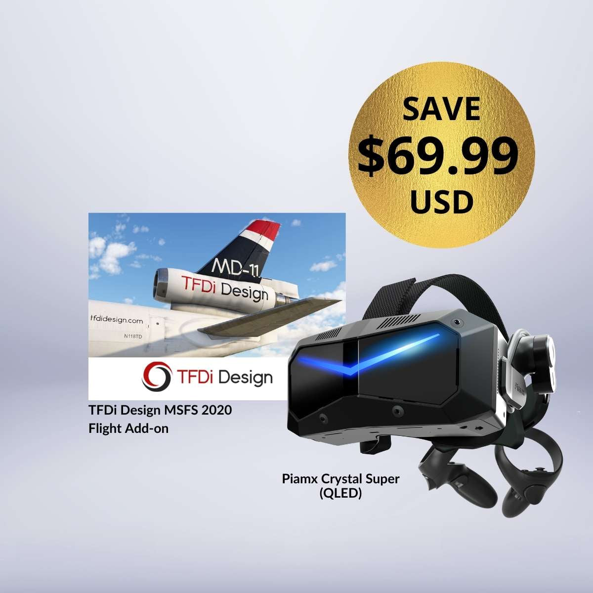 Pimax Crystal Super + Gratis-Flug-Zusatzpaket 