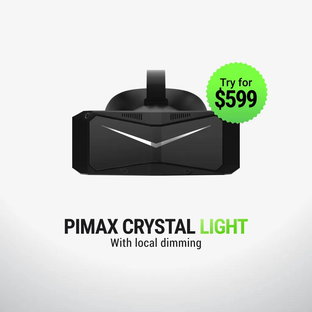 Pimax Crystal Light with Local Dimming - Trial Payment